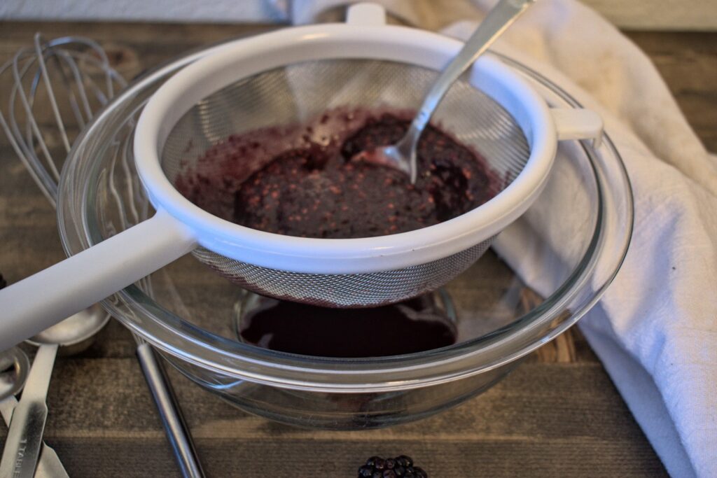 blackberries used in frosting