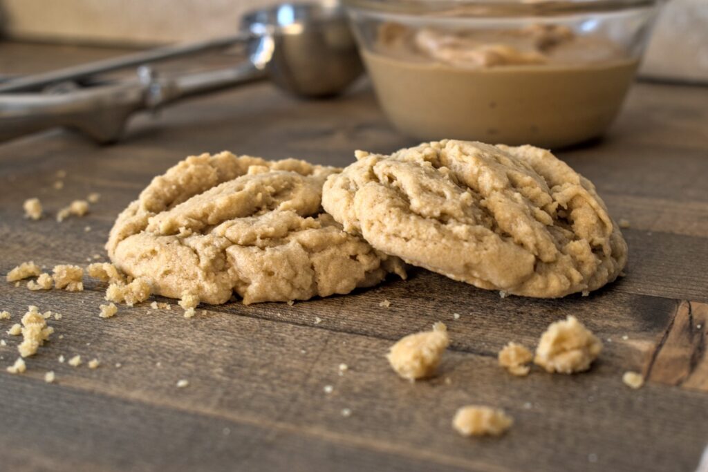 chewy peanut butter cookies